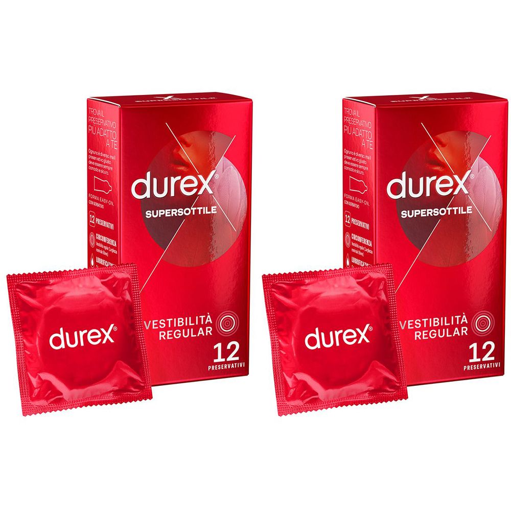 Durex® Contatto Comfort 12 pezzi Set da 2