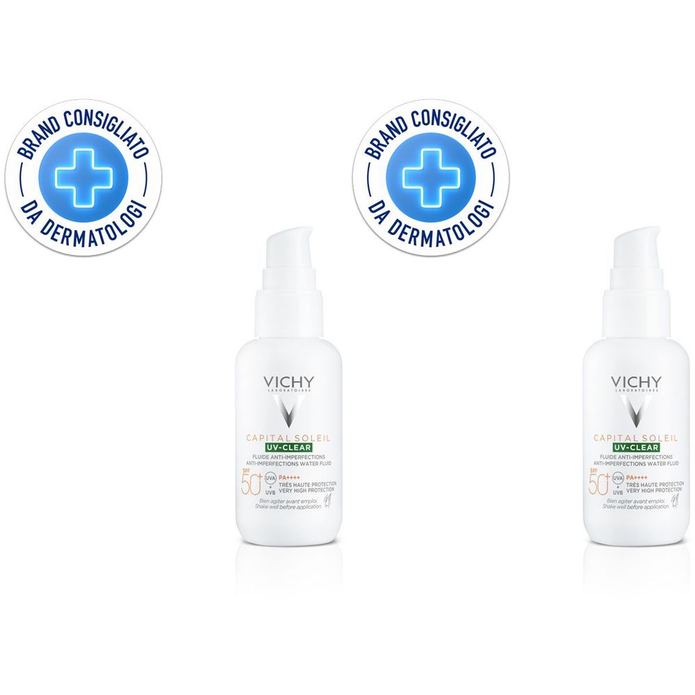 Vichy Capital Soleil UV Clear SPF50+ Fluido Anti-Imperfezioni 40 ml