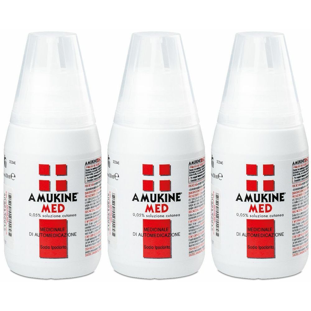 AMUKINE® MED 0,05% soluzione cutanea​​ Set da 3