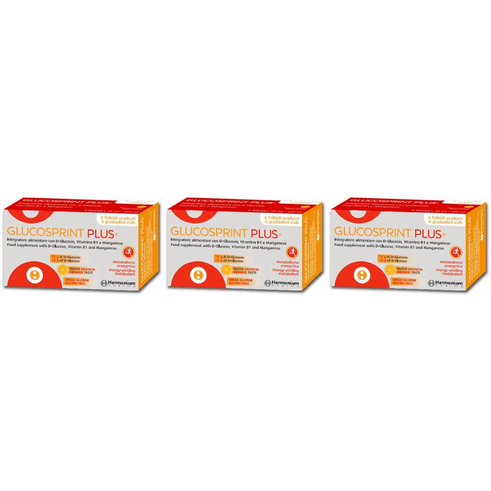Glucosprint Plus® Gusto Arancia Set da 3