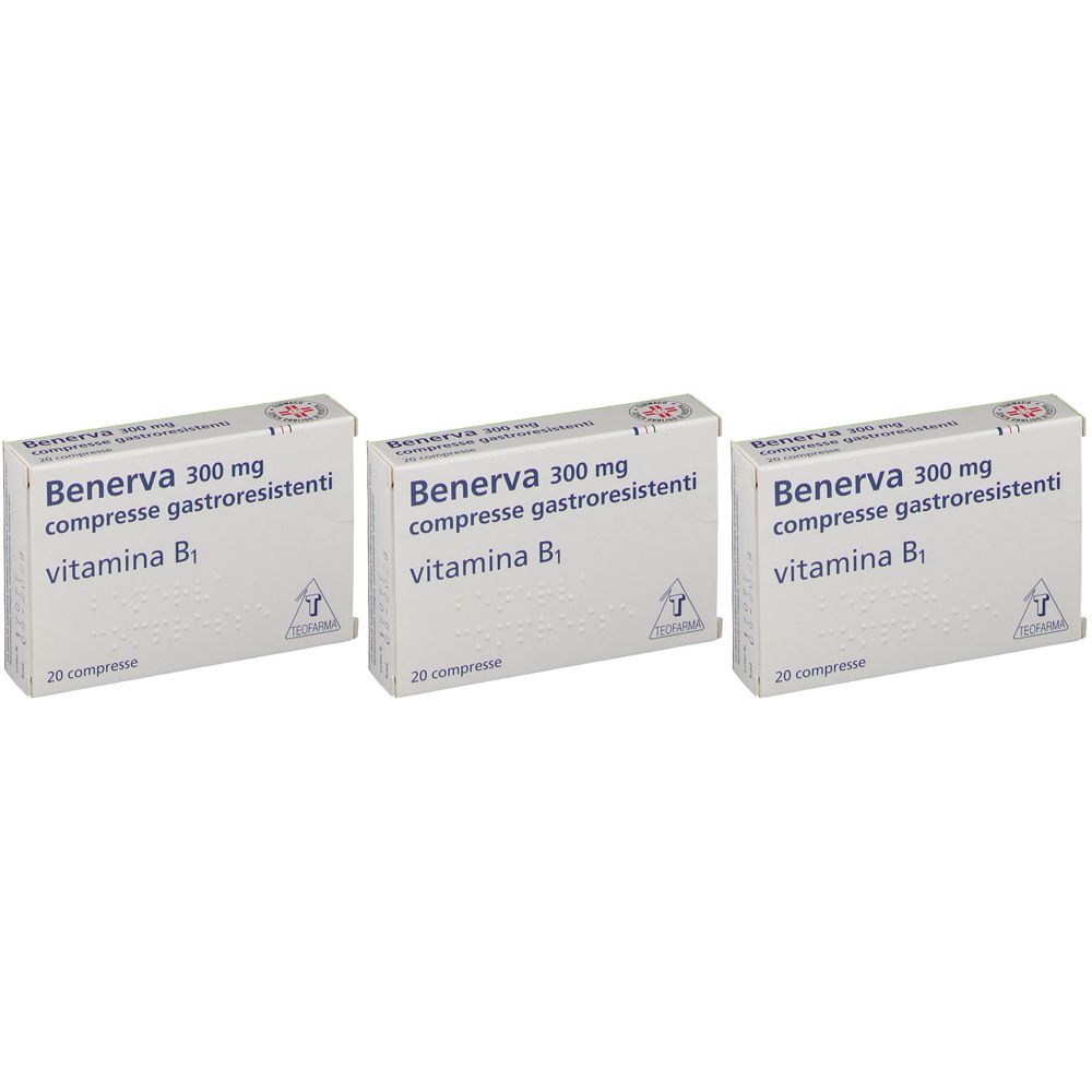 Benerva 300 mg Set da 3