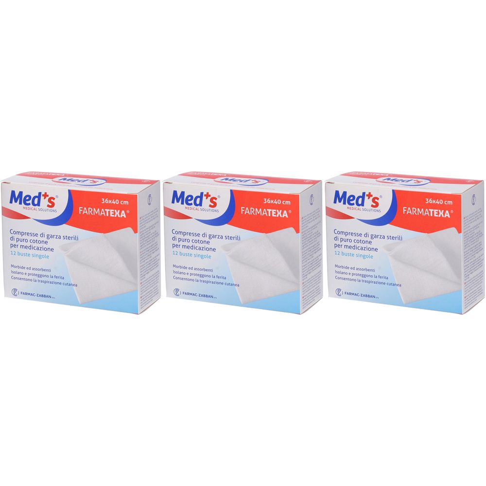 Meds® Garza Sterili 36 x 40 cm Set da 3