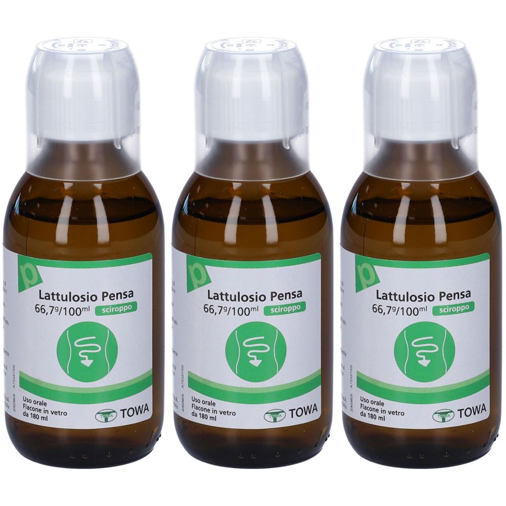 Lattulosio pensa 66,7g/100 ml Sciroppo Set da 3