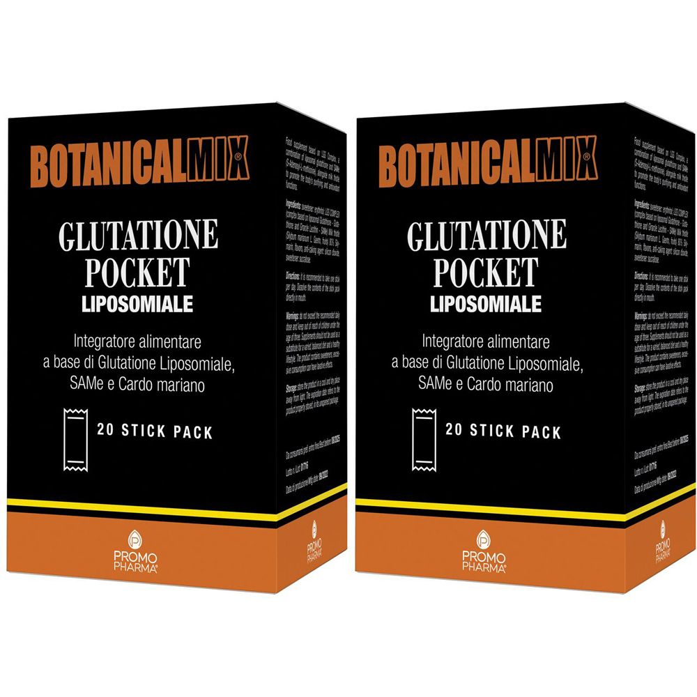 Botanicalmix Glutatione Pocket Liposomiale Set da 2