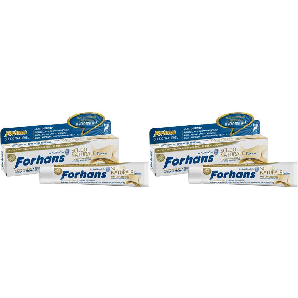 Forhans Dentifricio Scudo Naturale con Lattoferrina