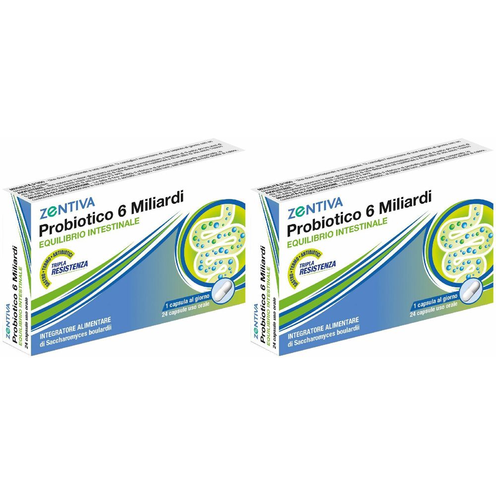 ZENTIVA Probiotico 6 Miliardi Set da 2