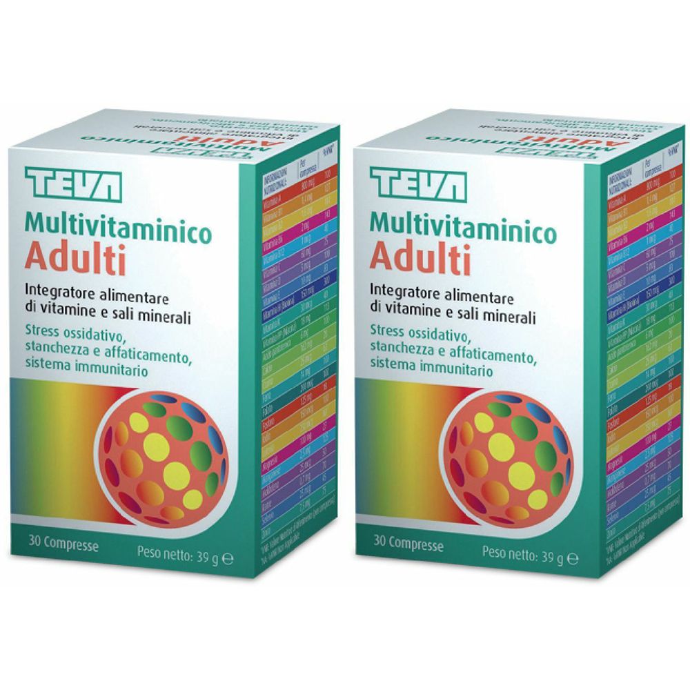 TEVA Multivitaminico Adulti Compresse Set da 2