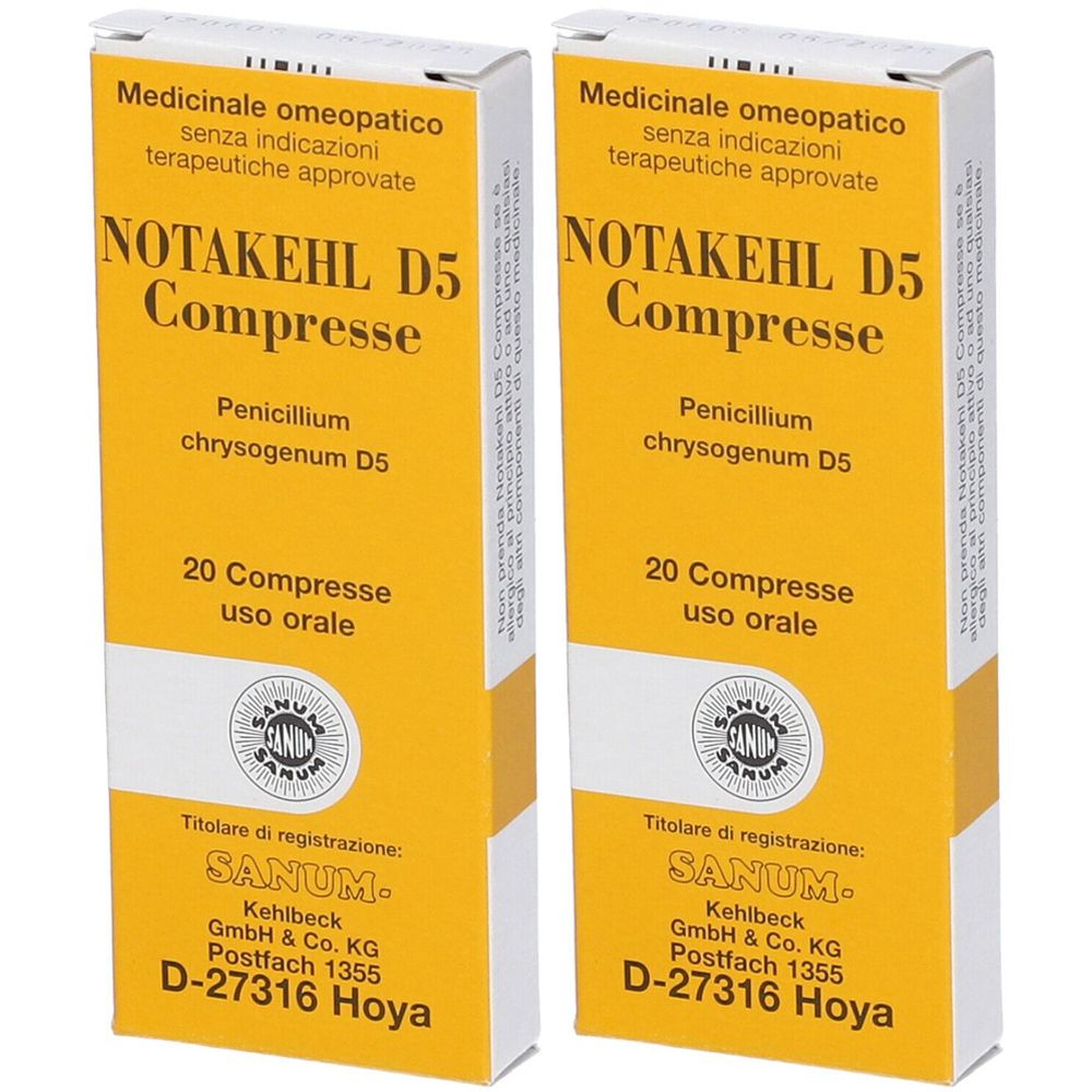 NOTAKEHL D5 Compresse Set da 2