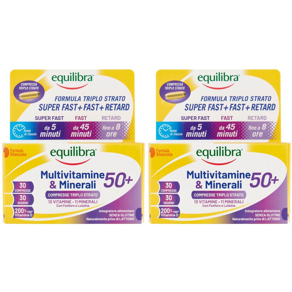 Equilibra Multivitamine & Minerali 50+ Set da 2