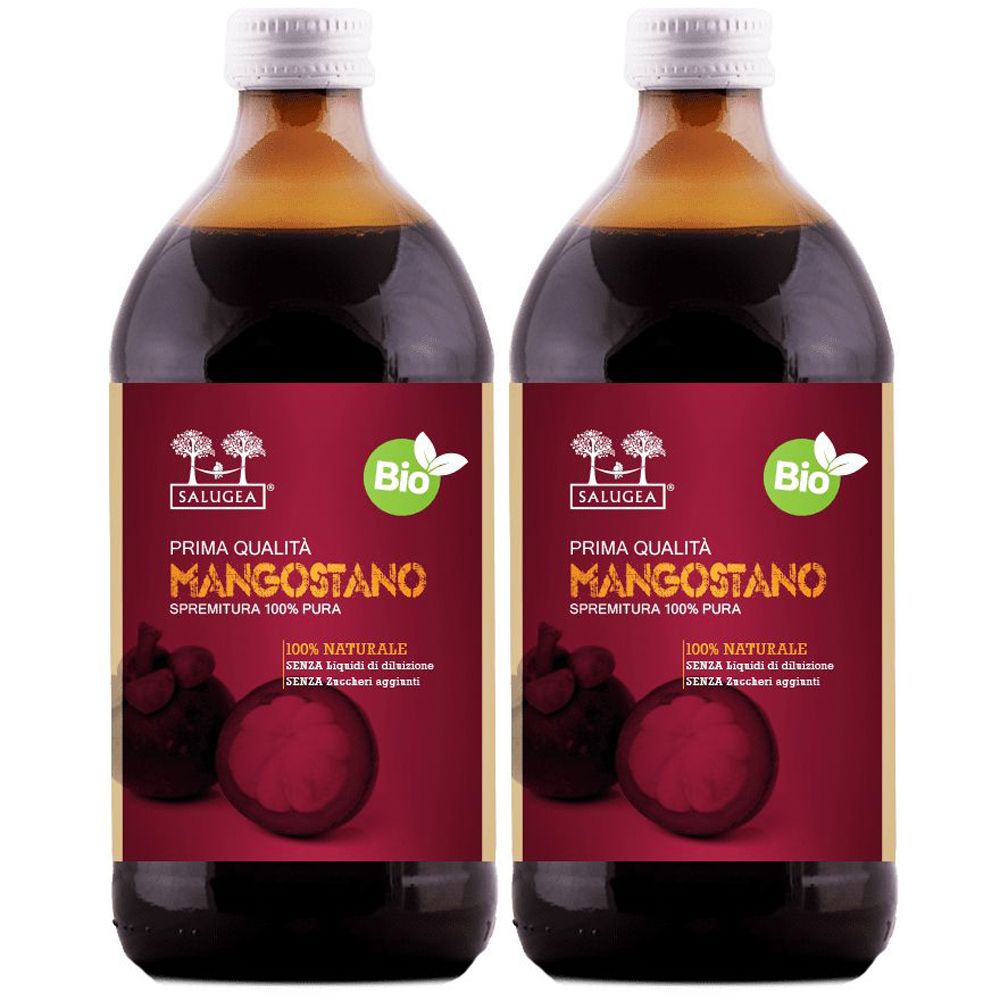 Salugea Succo Di Mangostano Bio Set da 2