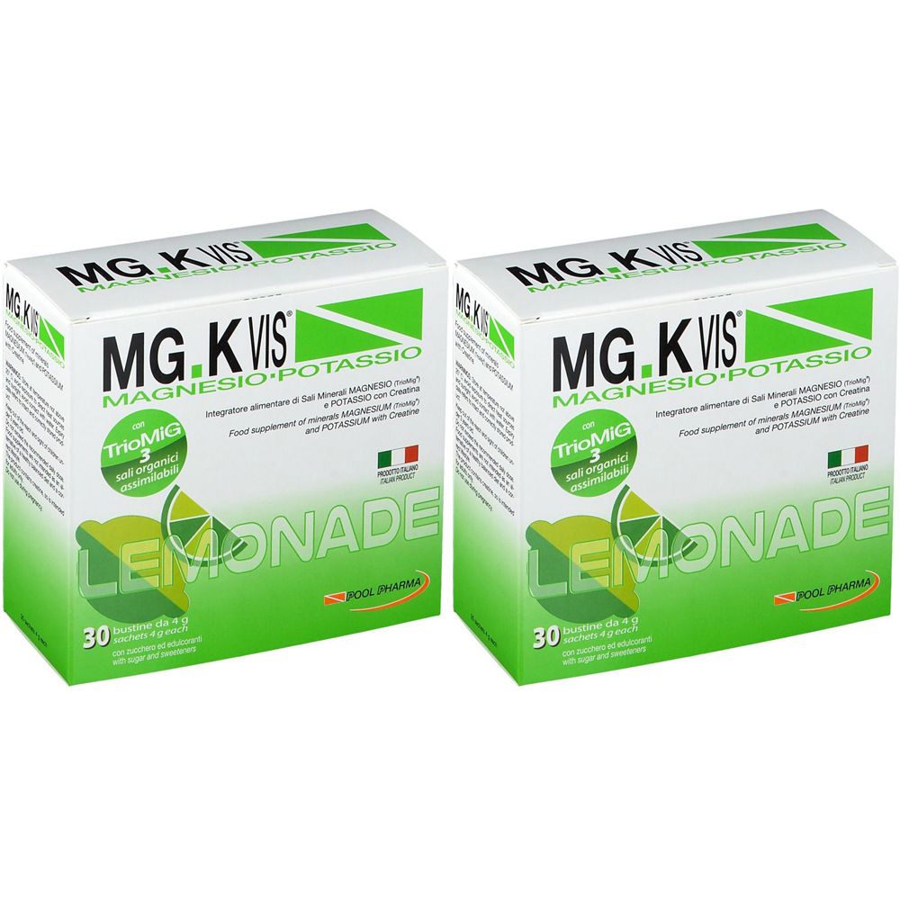 POOL PHARMA MG.K VIS® Lemonade 30 Bustine Set da 2