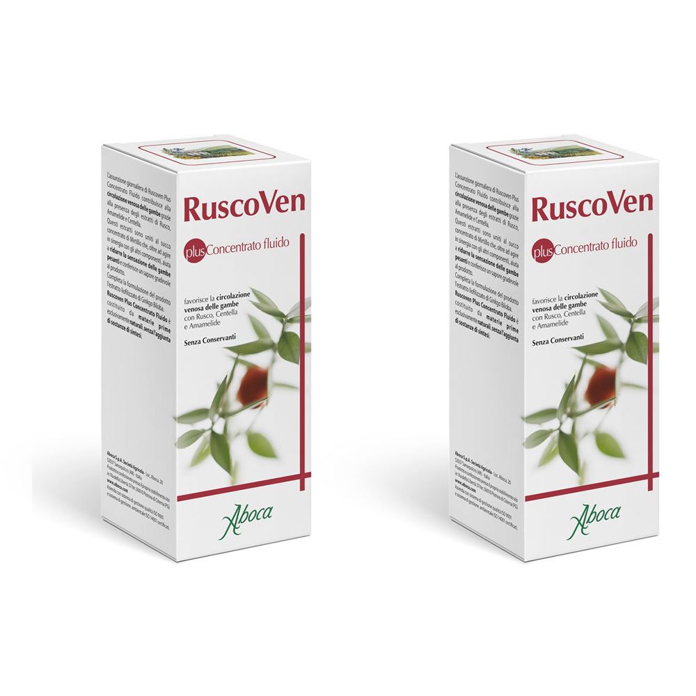 Aboca RuscoVen Plus Concentrato Fluido Set da 2