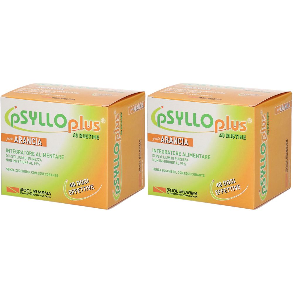 Psyllo Plus® Bustine Gusto Arancia Set da 2