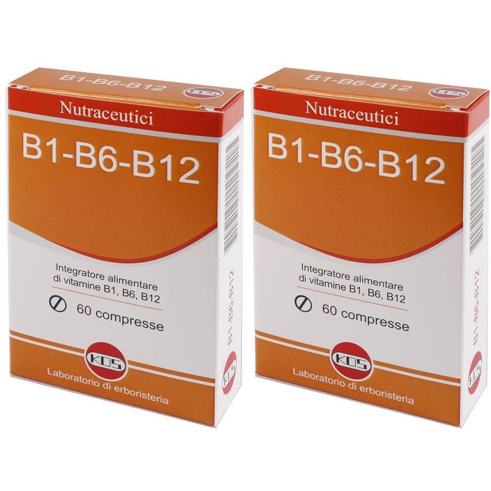 KOS Vitamine B1 B6 B12 Compresse Set da 2