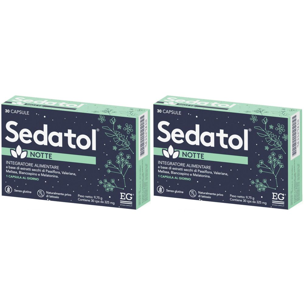 Sedatol Notte Nf 30 Capsule Set da 2