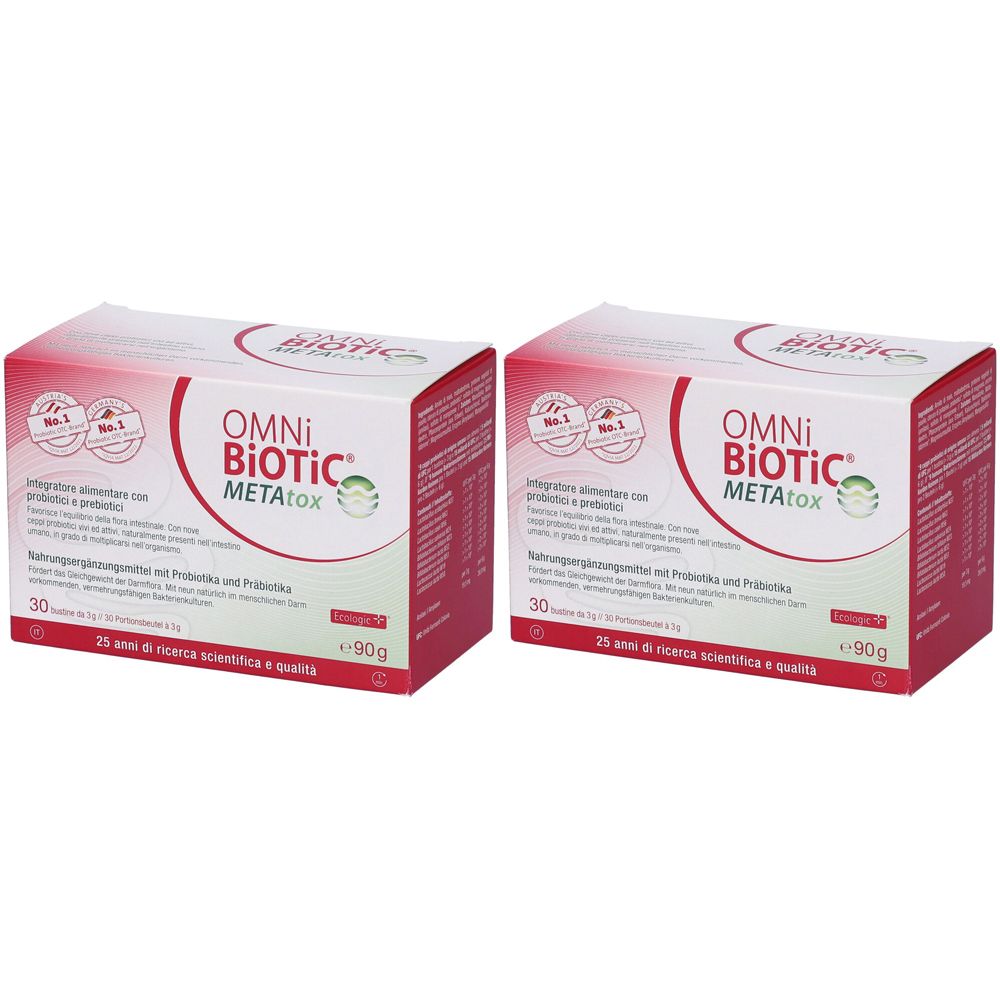 Omni Biotic Metatox Bustine Set da 2