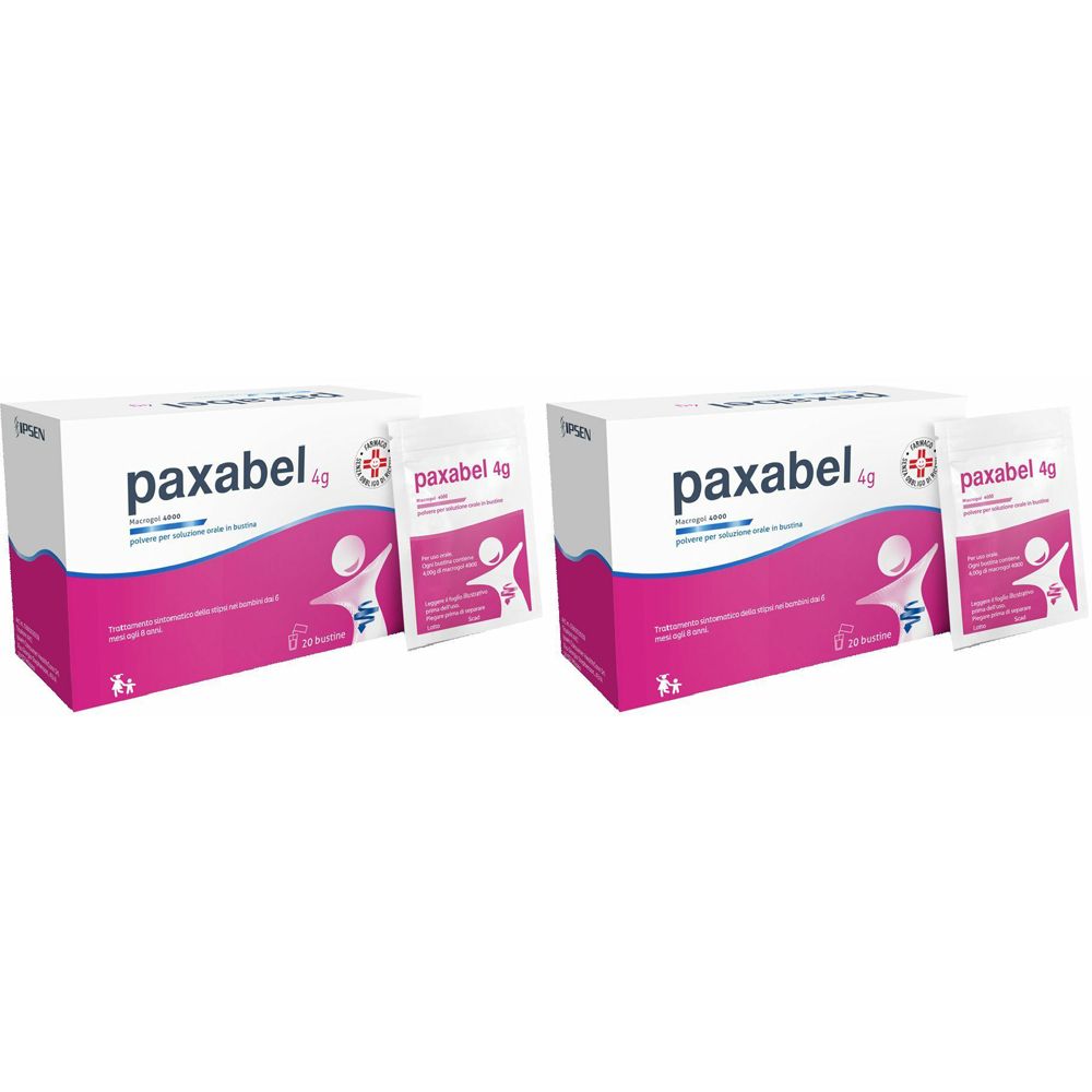 Paxabel Polvere per soluzione orale 20 bustine Set da 2
