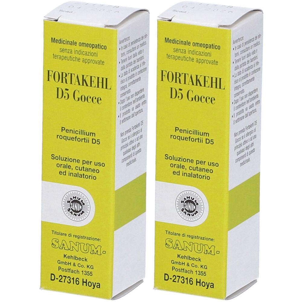 Sanum Fortakehl D5 Gocce Set da 2