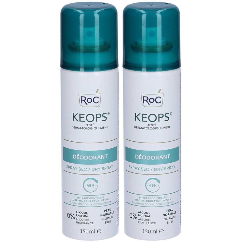 RoC KEOPS Deodorante Spray Secco Set da 2