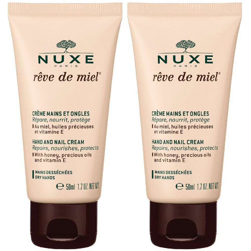 Nuxe Rêve De Miel® Crema Mani E Unghie Al Miele Set da 2