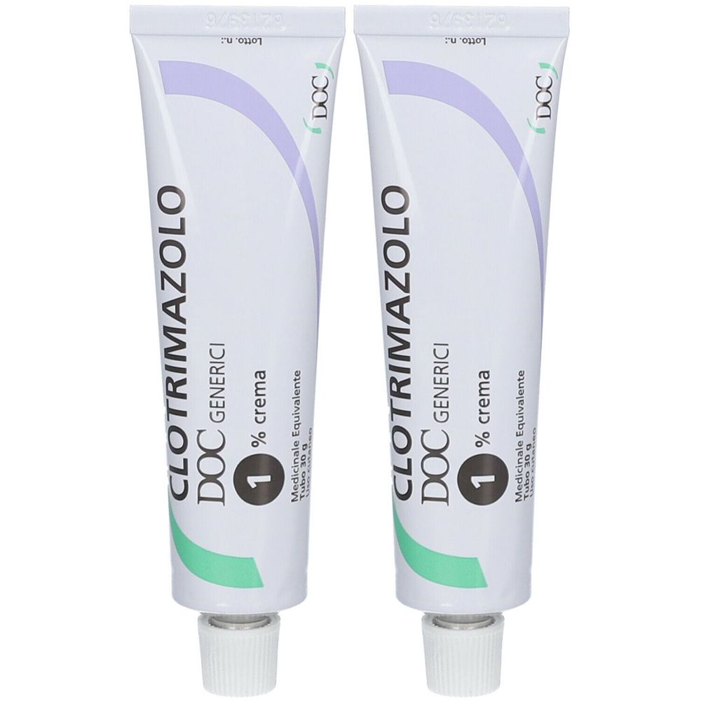 CLOTRIMAZOLO DOC Generici 1% crema Set da 2