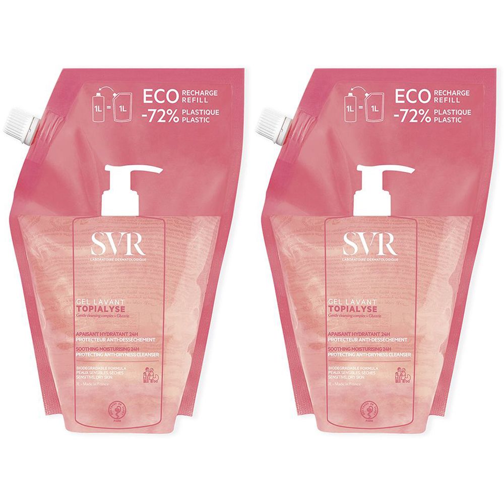 TOPIALYSE Ricarica Gel lavant Set da 2