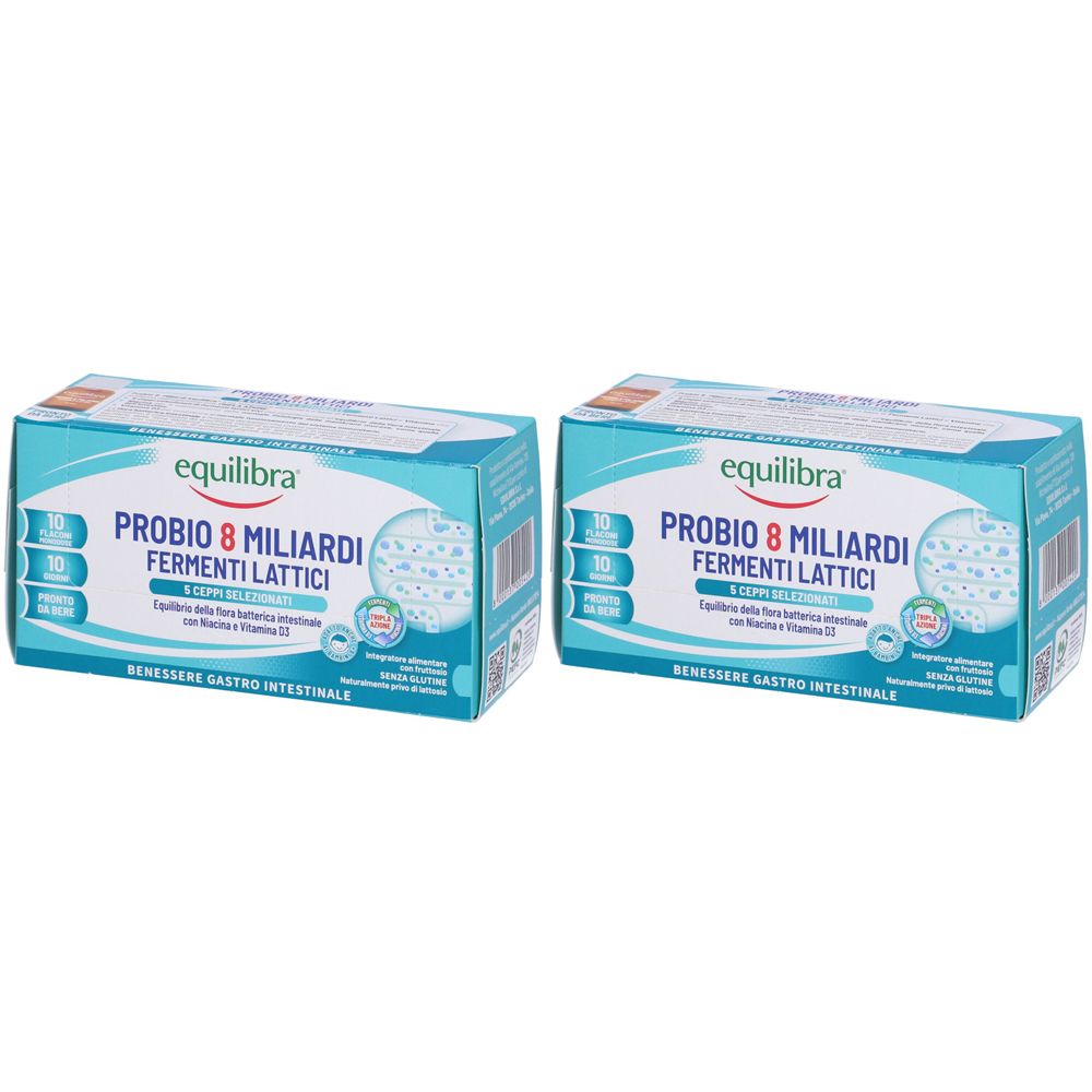 Equilibra® Probio 8 Miliardi Fermenti Lattici Set da 2