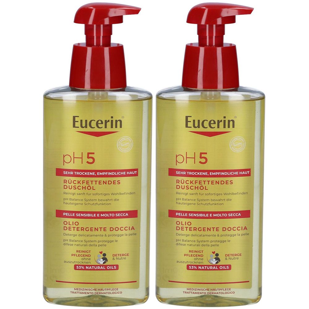 Eucerin Ph 5 Olio Detergente Doccia Set da 2