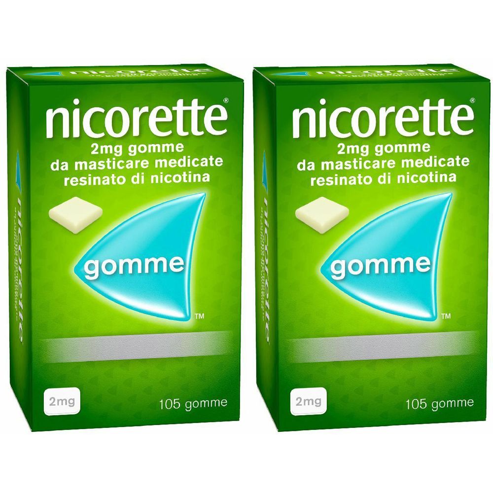 NICORETTE 2 mg gomme da masticare medicate Set da 2