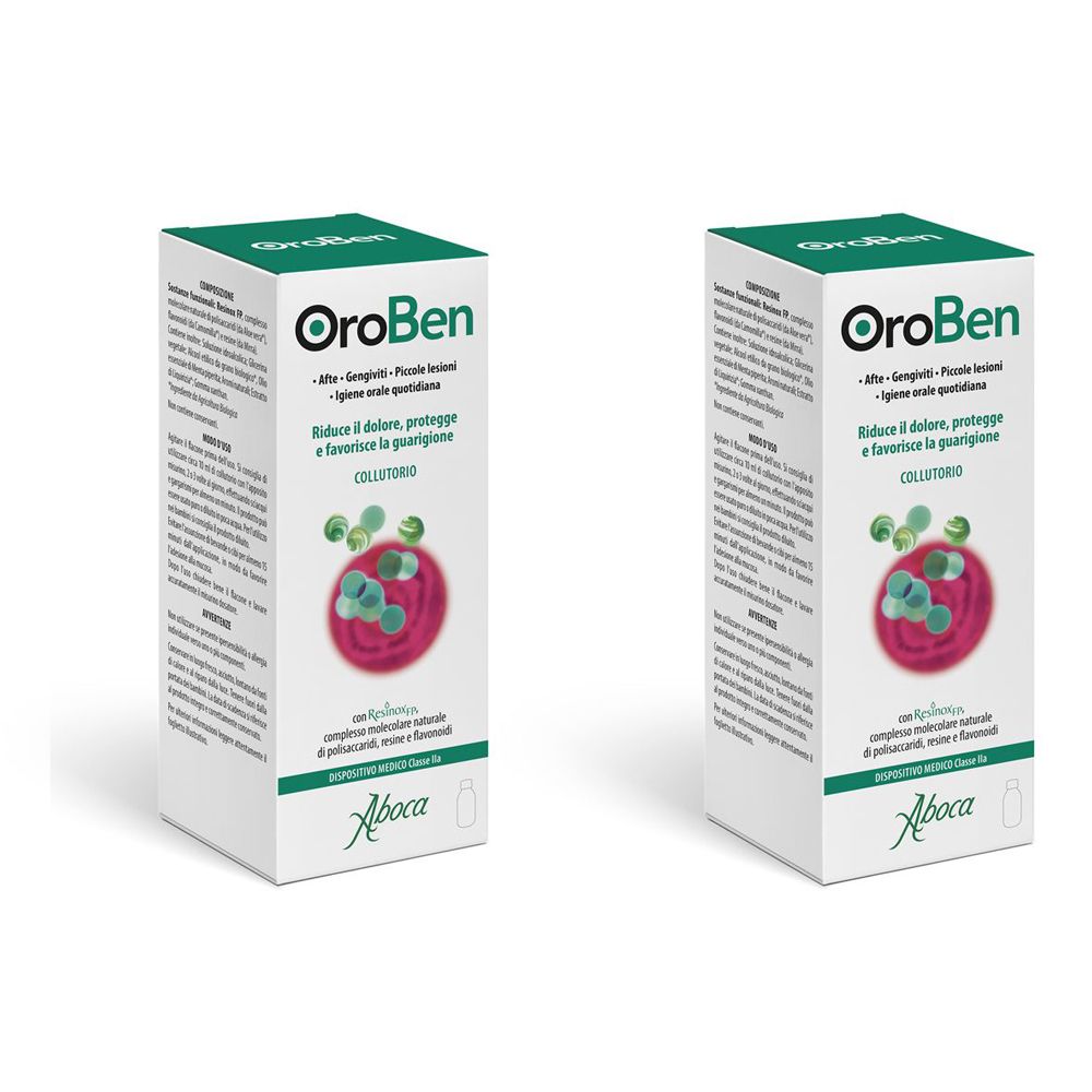 Aboca® Oroben Collutorio Set da 2