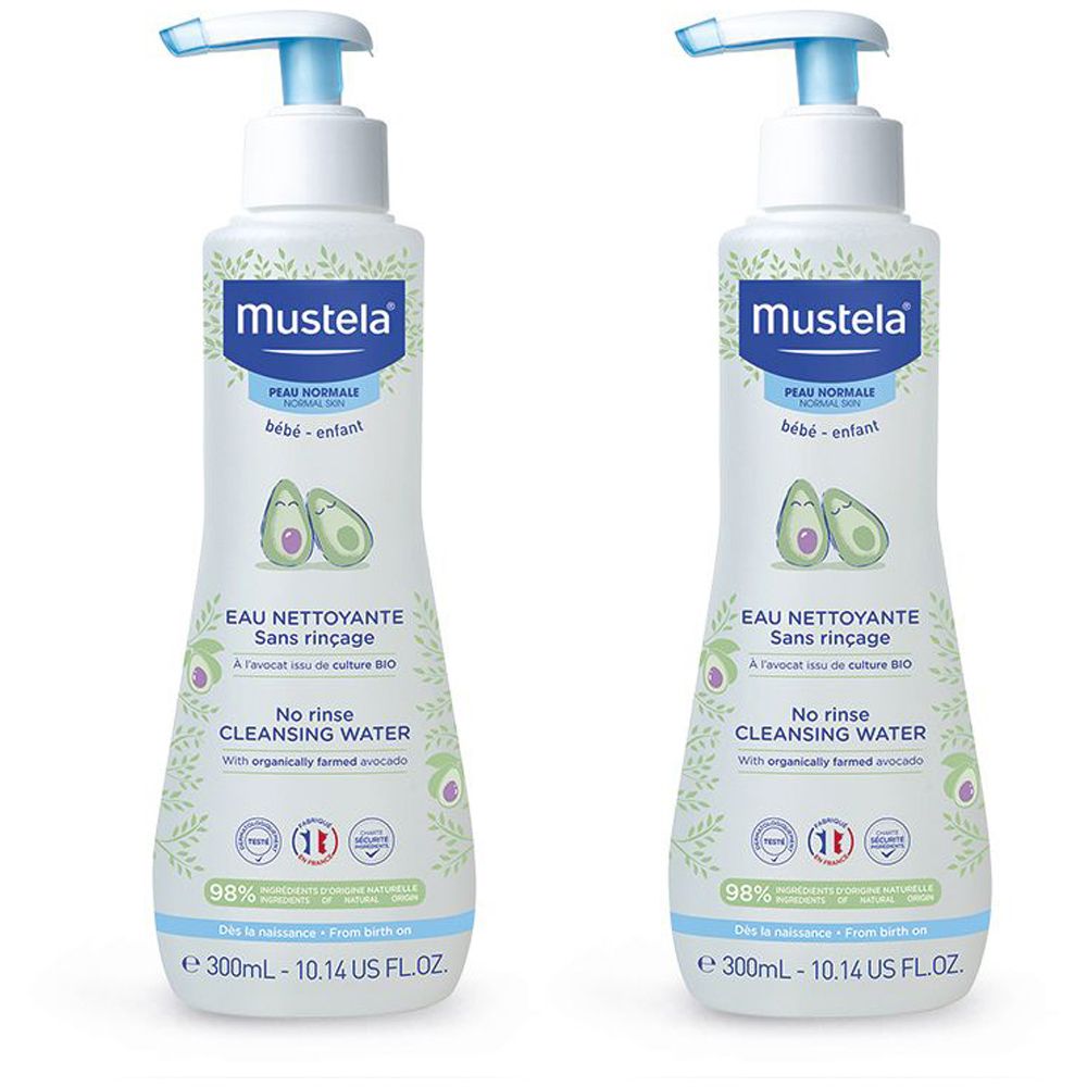 Mustela® Fluido Detergente senza risciacquo Set da 2