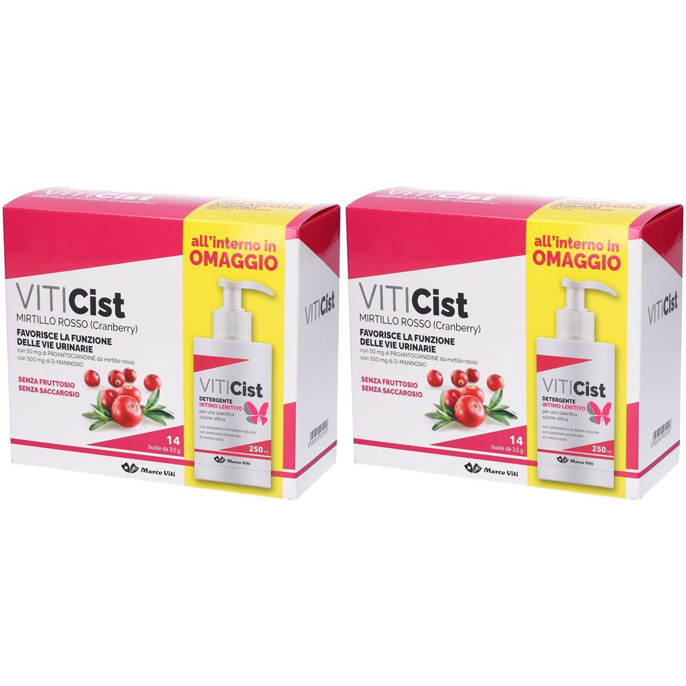 Marco Viti Viticist Mirtillo Mirtillo Senza Fruttosio + Detergente Intimo Set da 2