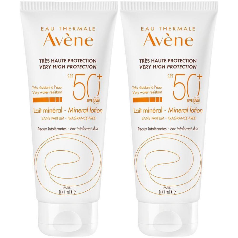 Avène Latte Schermo Minerale SPF 50+ Set da 2