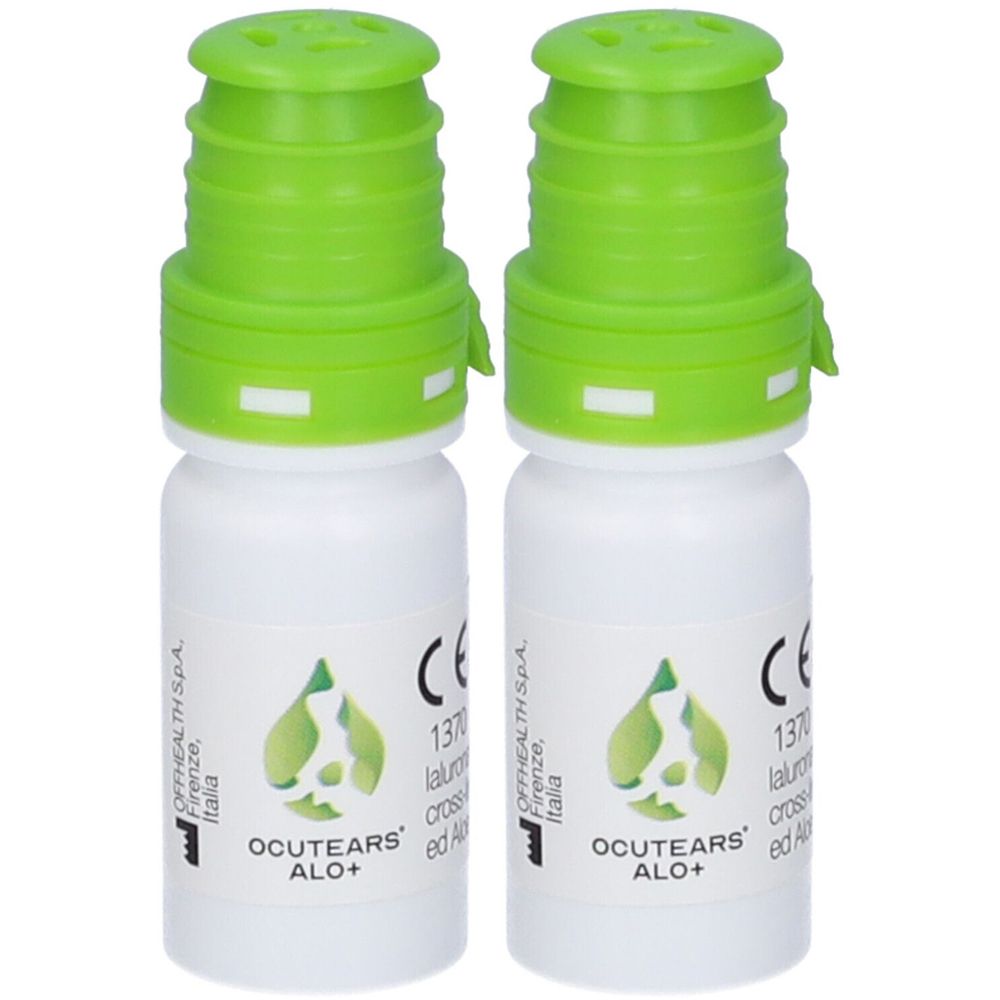 Ocutears Alo®+ Soluzione Oftalmica Lubrificante Set da 2