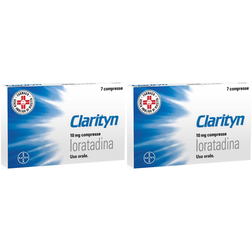 Clarityn 10mg Antistaminico Compresse Set da 2