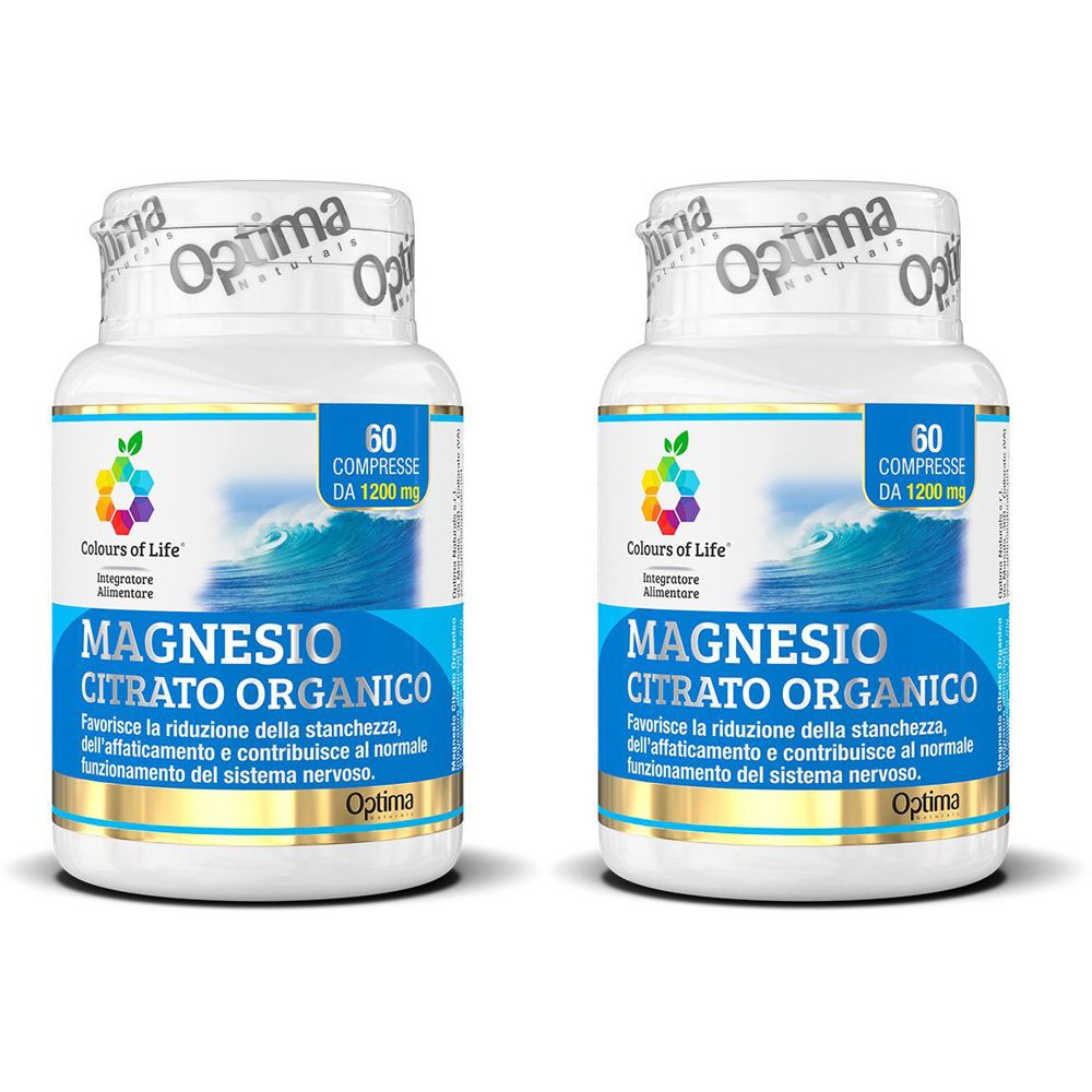 Colours of Life Magnesio Citrato Compresse Set da 2