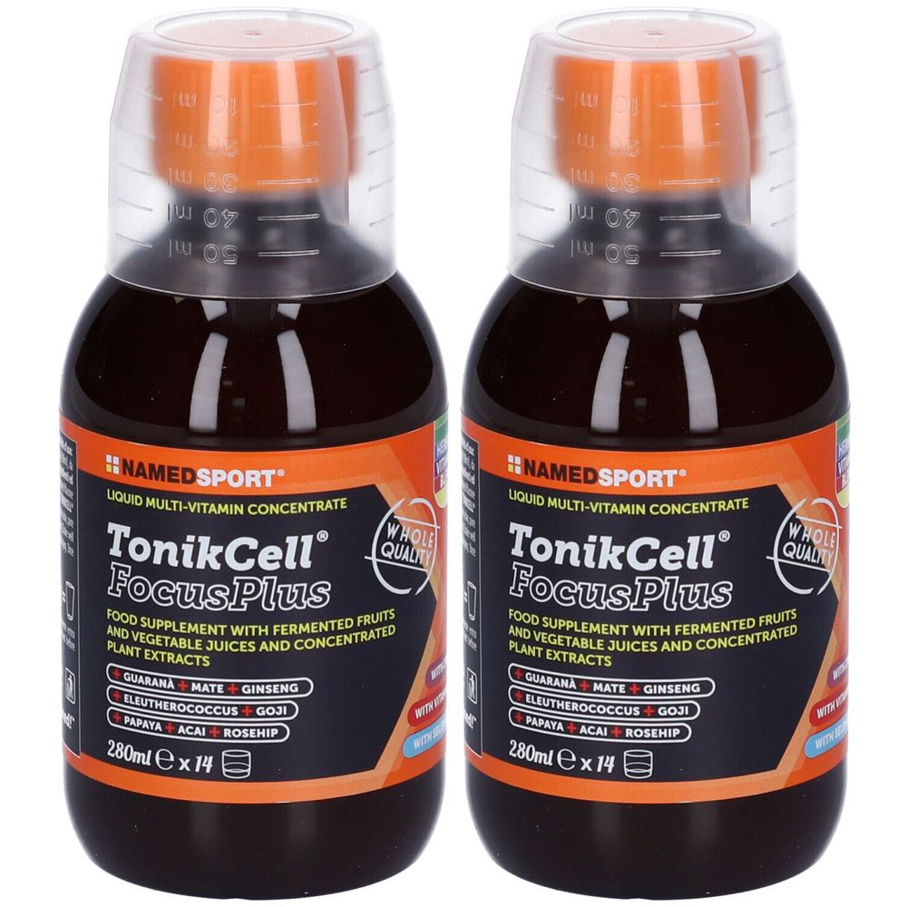 NAMED SPORT® TonikCell FocusPlus Set da 2