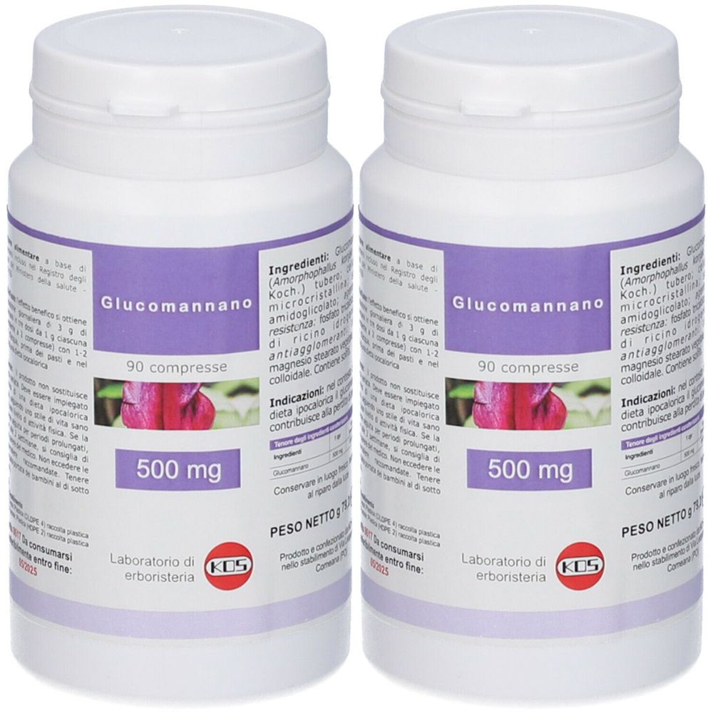 KOS Glucomannano Compresse Set da 2