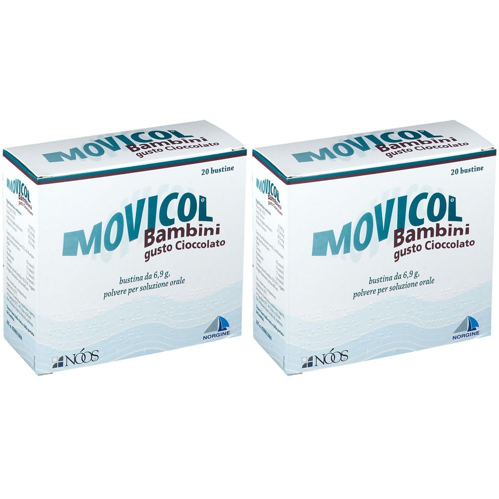 MOVICOL® Bambini gusto cioccolato Set da 2