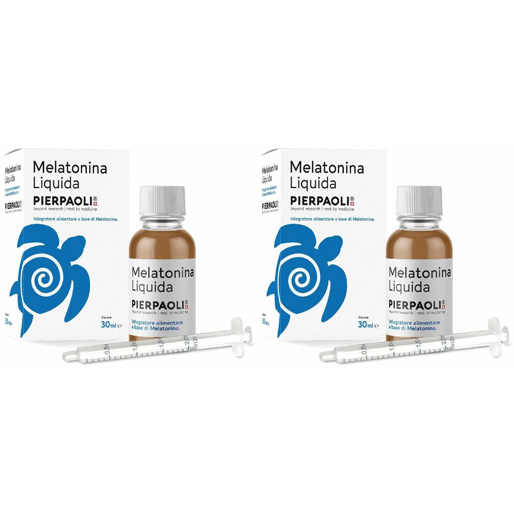 PIERPAOLI® Melatonina Liquida Set da 2