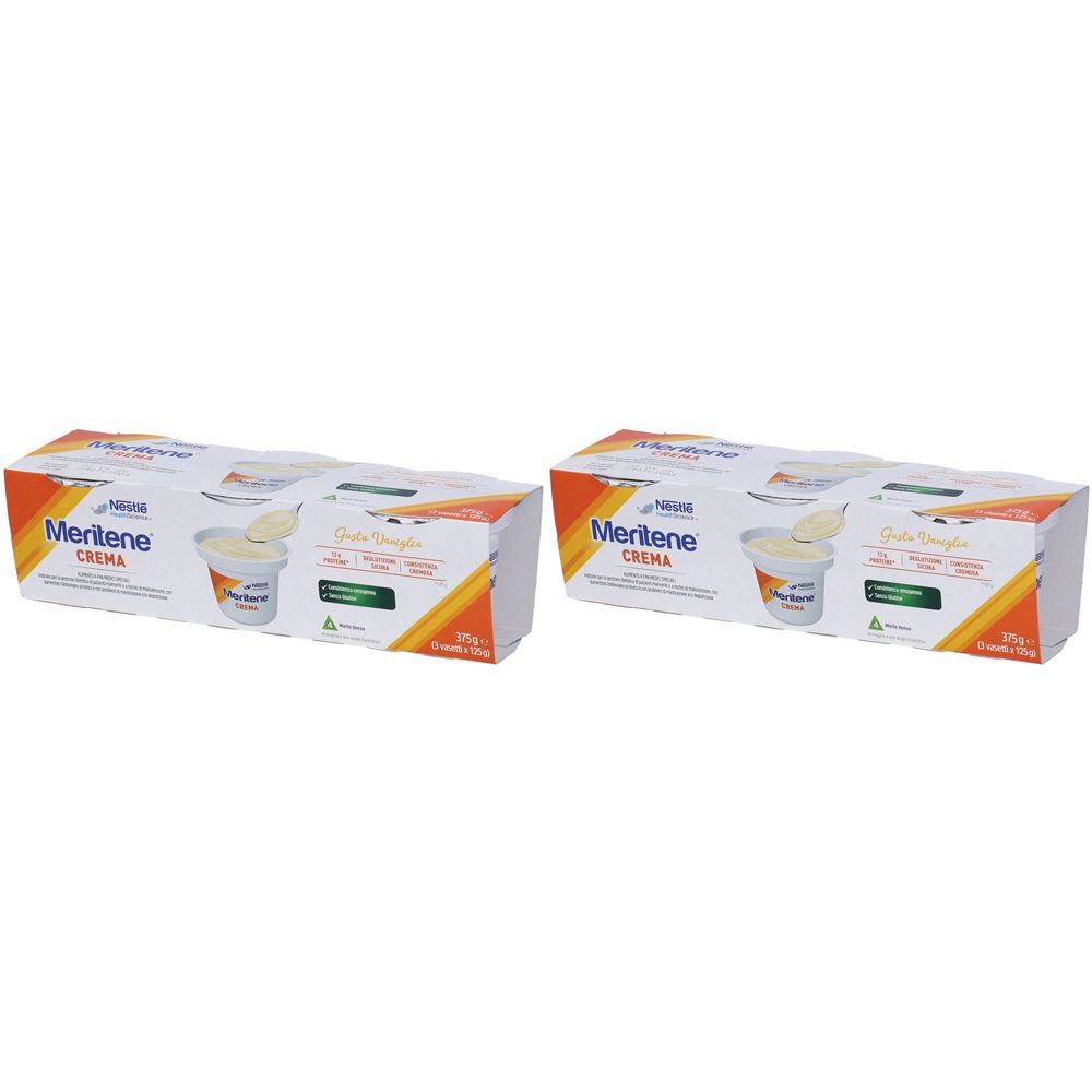 Nestlé Meritene  Crema Vaniglia Set da 2