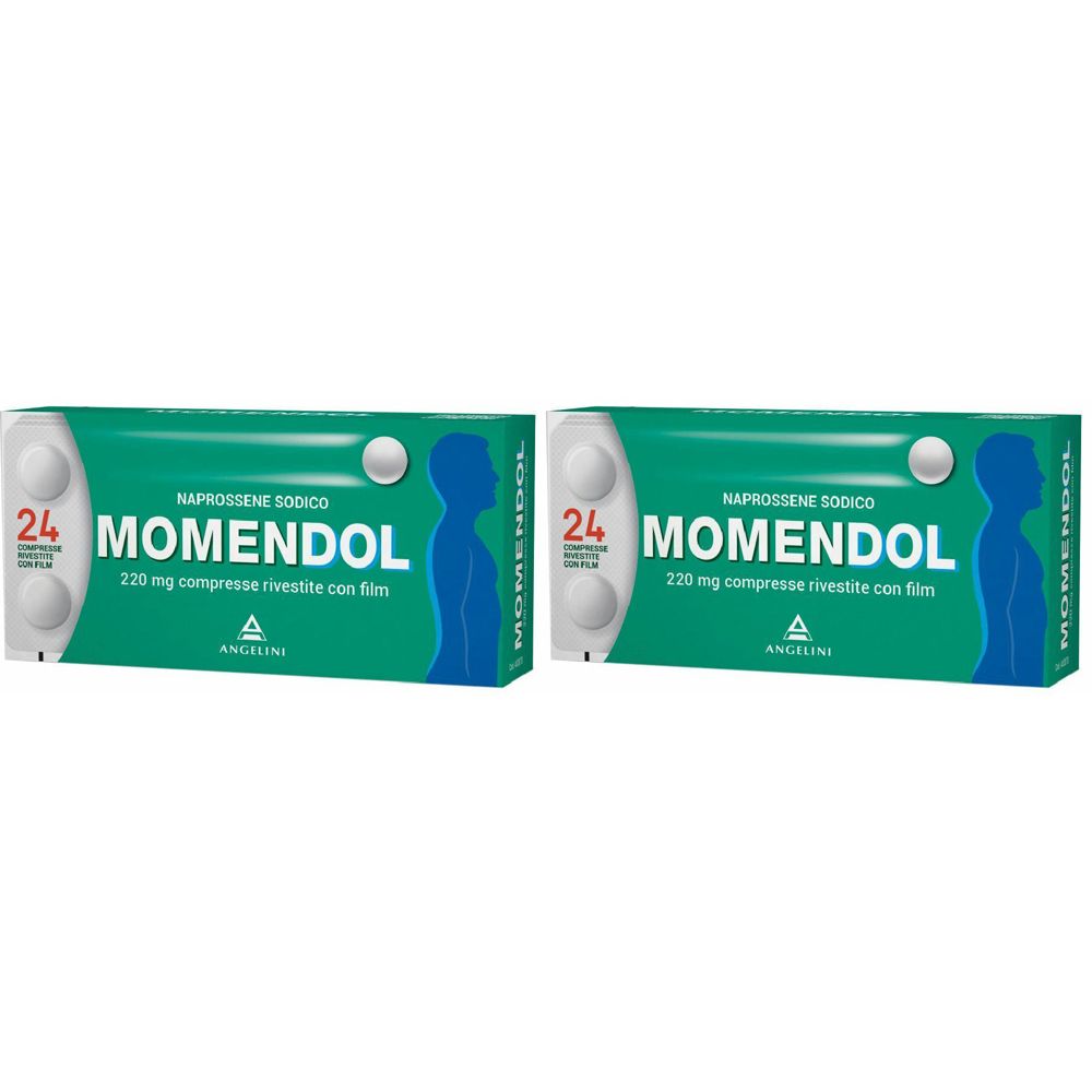 MOMENDOL 24 Compresse rivestite Set da 2