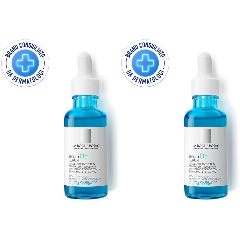La Roche-Posay Hyalu B5 Siero Viso anti-rughe rimpolpante con acido ialuronico 50 ml Set da 2