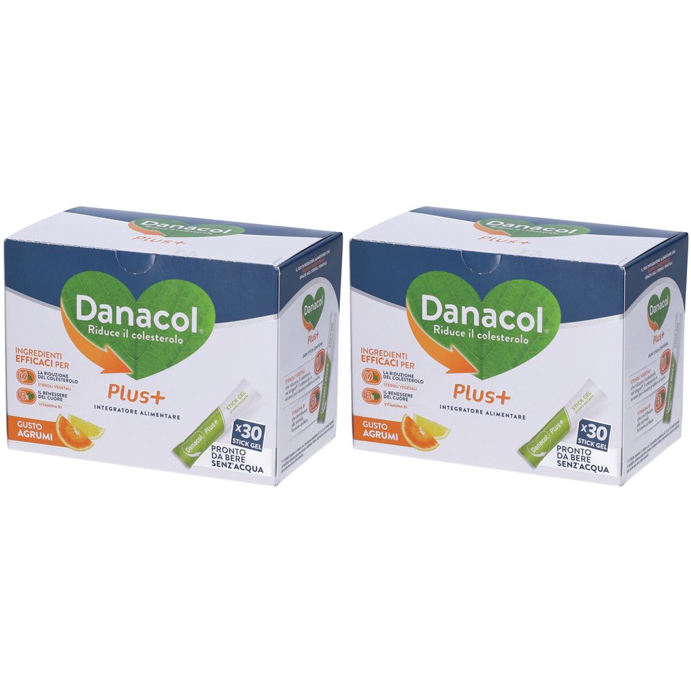 Danacol Plus+ 30 Stickgel Set da 2
