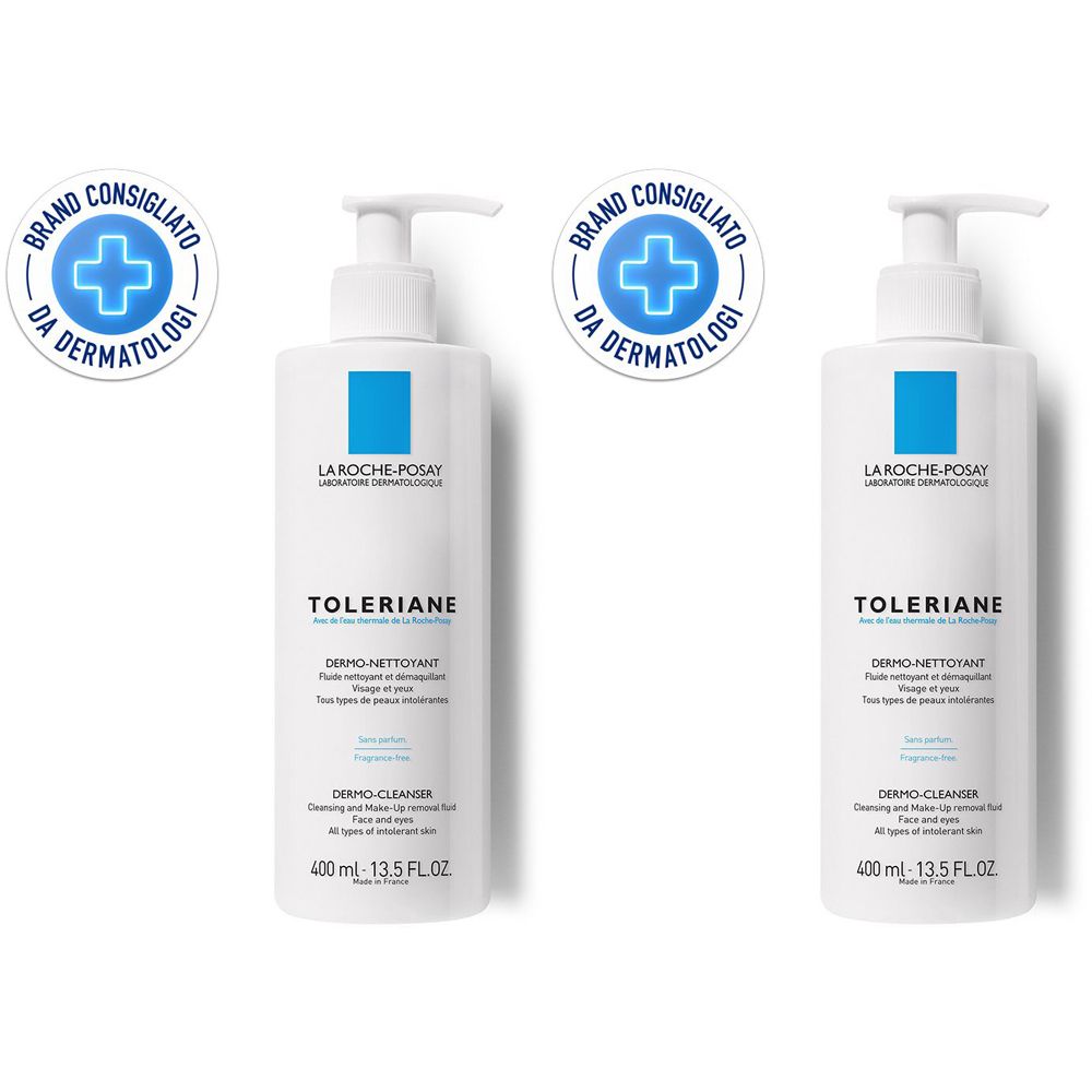La Roche-Posay Toleriane Dermo Detergente Purificante 400 ml Set da 2