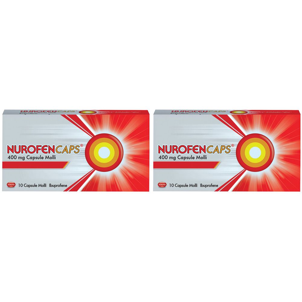 NUROFENCAPS®400 mg Capsule Molli Set da 2