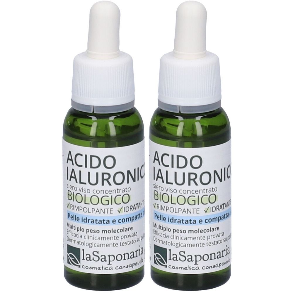 La Saponaria Acido Ialuronico Multiplo Peso Molecolare Set da 2
