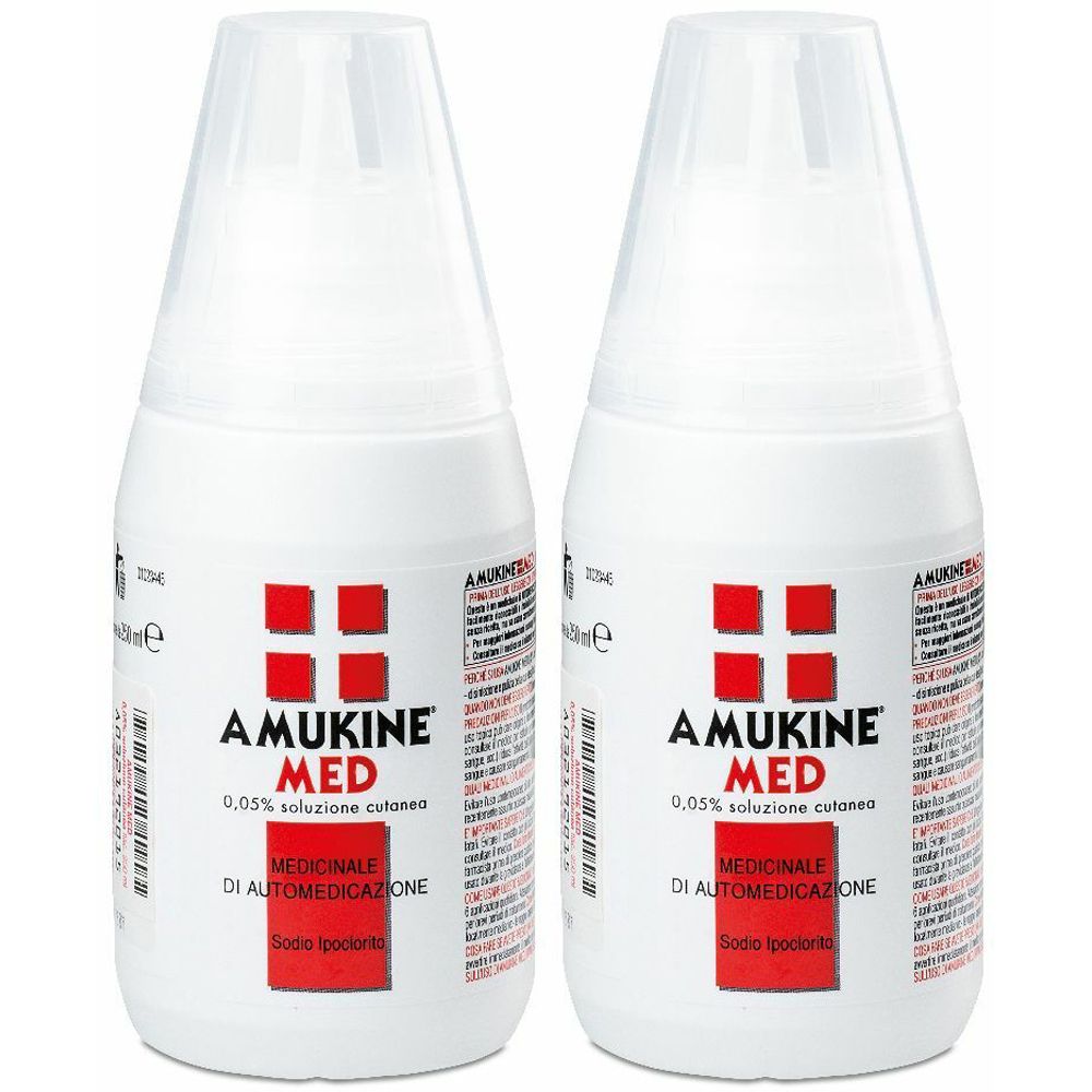 AMUKINE® MED 0,05% soluzione cutanea​​ Set da 2
