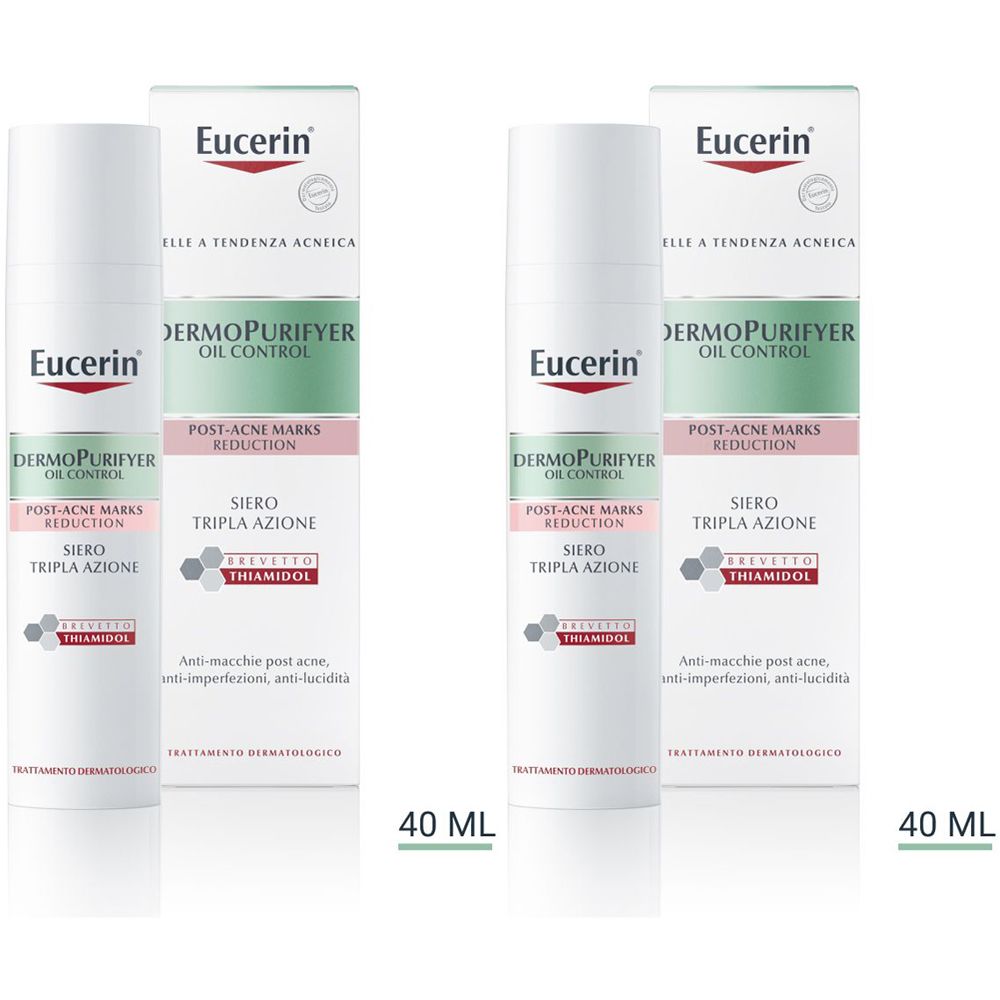 Eucerin DermoPurifyer Siero Tripla Azione 40 ml Set da 2