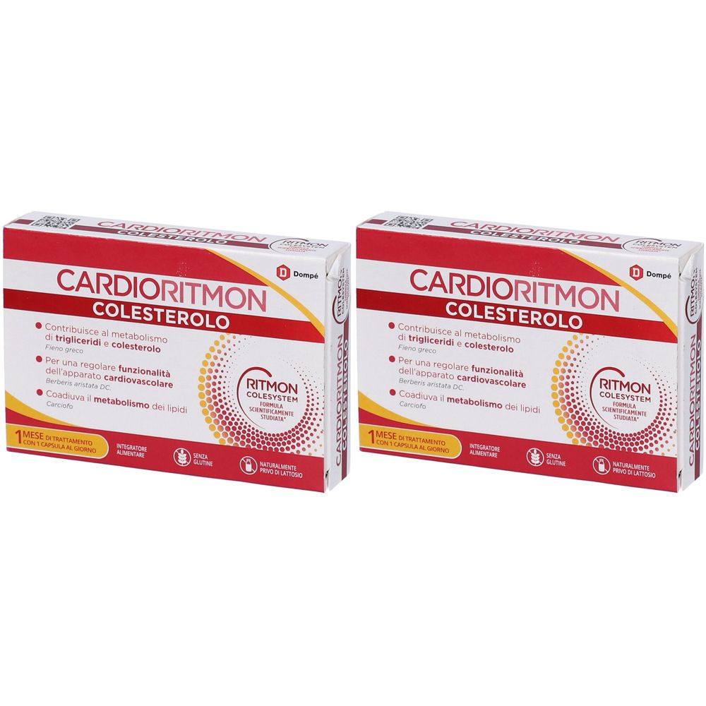 Cardioritmon Colesterolo Capsule Set da 2